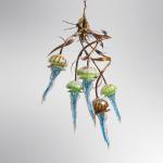 Medusa Chandelier
Bronze, Stainless Steel & Hand Blown Glass
Original
24"x24"x36"
Jellyfish Chandelier