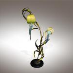 Jellyfish Floor Lamp
Stainless Steel & Hand Blown Glass
32"x22"x62"